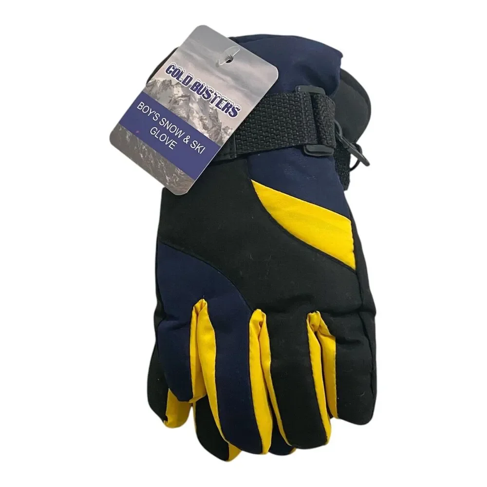 Boy's Size XS Toddler Winter Snow Gloves Cold Busters Multicolor Cold Weather